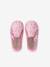 Slippers with Zip, Made in France, for Babies printed pink 