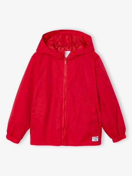 Boy's windproof jacket red 