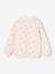 Girls' quilted bomber jacket in cotton gauze rosy+vanilla 