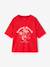 Printed boy's t-shirt English green+red 