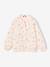 Girls' quilted bomber jacket in cotton gauze rosy+vanilla 