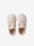 Elasticated Canvas Trainers for Babies printed beige+printed pink 