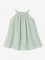 Broderie Anglaise Dress with Matching Accessory sage green 