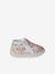 Canvas Slippers with Zip, for Babies pale pink+printed beige+printed pink+printed white 
