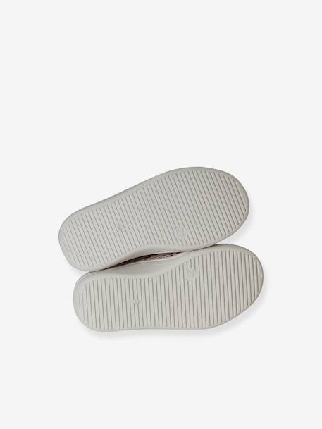 Canvas Slippers with Zip, for Babies pale pink+printed beige+printed pink+printed white 