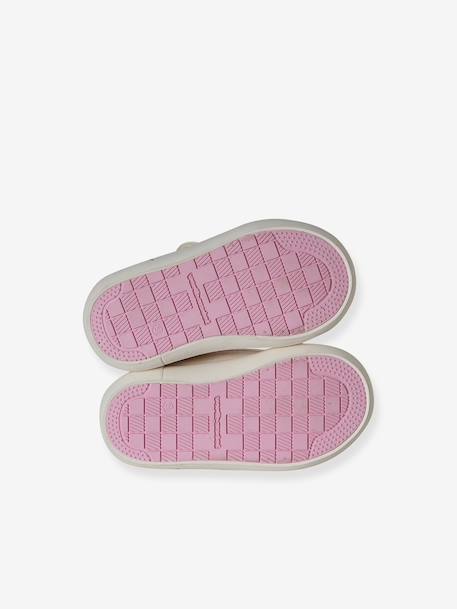 Touch-Fastening Trainers in Canvas for Baby Girls crystal blue+GREEN LIGHT ALL OVER PRINTED+printed pink+printed violet+set pink+White 