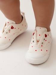 Shoes-Baby Footwear-Baby Girl Walking-Elasticated Canvas Trainers for Babies