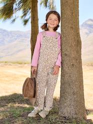 Girls-Girl's dungaree with floral print 