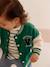 College-Style Jacket in Fleece for Babies green 