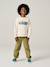 Lightweight cargo trousers beige+olive 