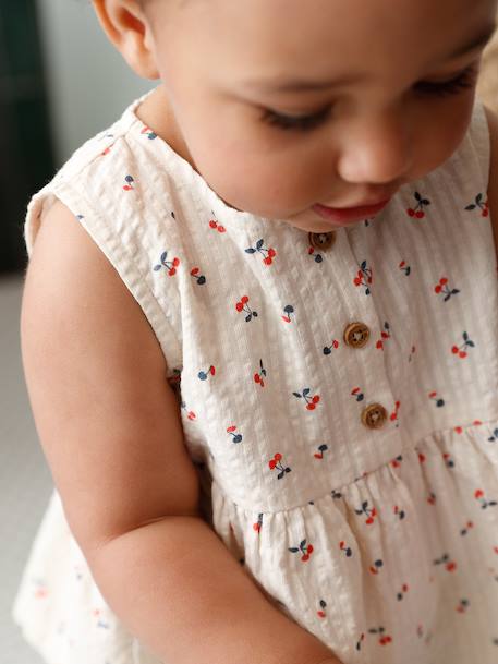 Top & Wide-Leg Trouser Set for Babies ecru 