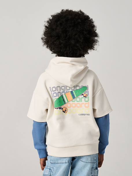 Double-Sleeve Sweatshirt for Boys ecru 