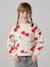 Sweatshirt with Fancy Motifs for Girls printed beige+printed white+rose+vanilla 