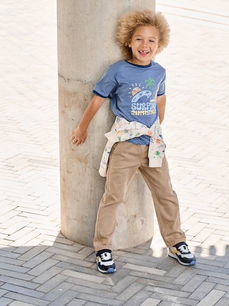 Short-sleeved t-shirt for boys blue 