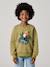 Boys’ Brushed Fleece Sweatshirt night blue+olive 