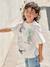T-shirt with short sleeves and surf print ecru 