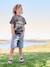 Boy's adjustable waist denim bermuda shorts double stone+stone 