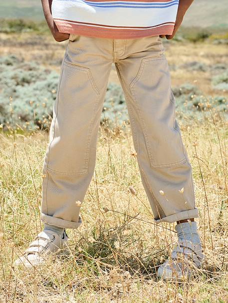 Boy's straight-leg trouser clay beige 