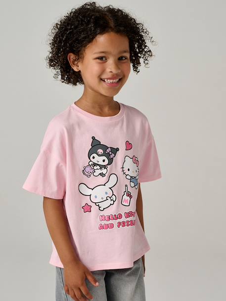 T-shirt with short sleeves Hello Kitty pale pink 