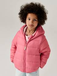 Girls-Lightweight hooded puffer jacket for girls 