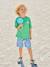 Boys' short-sleeved T-shirt green 