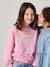 Long-Sleeved Sweatshirt for Girls mauve 
