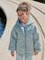 Girl's embroidered lightweight jacket grey green+hazel 