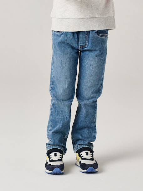 Indestructible Straight Leg Relax Jeans, Easy to Slip On, for Boys brut denim+denim grey+double stone+stone 