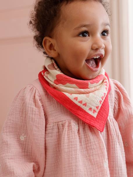 Blouse & Scarf Set for Baby Girls rose 
