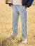 Easy-to-put-on fluid trousers for boys medium blue+night blue+sage green+terracotta 
