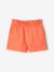 Pack of 2 Pairs of Shorts for Girls aqua green+navy blue+tangerine 
