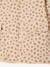 Rain coat 3-in-1 for baby girls with leopard print ecru 