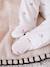 Sleepsuit for newborn girls with a cherry print ecru 