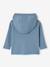 Striped Jumper with Hood, for Babies denim blue+ecru+tomato red 