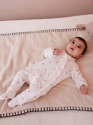 Sleepsuit for newborn girls with a cherry print