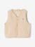 Rain coat 3-in-1 for baby girls with leopard print ecru 