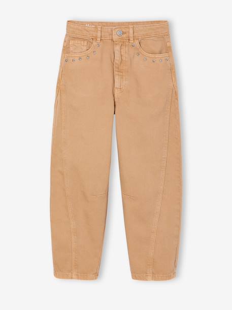 Girl's balloon trouser cappuccino 