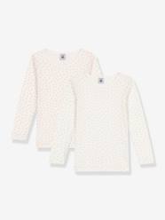 Girls-Pack of 2 long-sleeved t-shirts Petit Bateau 
