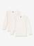 Pack of 2 long-sleeved t-shirts Petit Bateau white 
