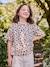 Short-sleeved printed T-shirt for girls anthracite+beige+pale yellow+sandy beige 