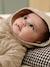 Baby playsuit in jersey marl beige 