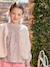 Girl's blouse with smocked sleeves ecru+ivory+pale pink+sage green+vanilla 
