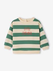 Baby-Striped long-sleeved baby sweatshirt