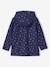 Printed hooded raincoat for girls multicoloured+navy blue+vanilla 