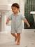 Girl's denim playsuit bleached denim 