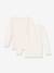 Pack of 2 long-sleeved t-shirts Petit Bateau white 