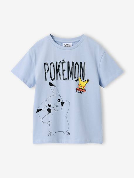 T-shirt with POKEMON sleeves sky blue 