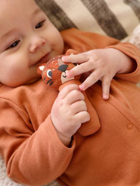 Newborn pyjamas and comforter set camel 