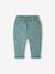 Printed Fleece Trousers for Babies cappuccino+emerald green+sage green 