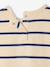 Striped cotton baby T-shirt striped blue 